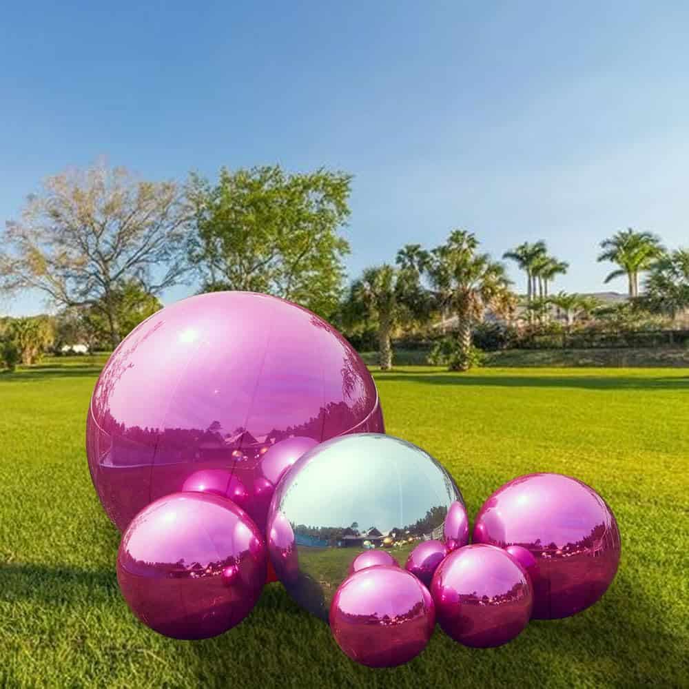 Set de bola de espejo inflable - Esferas de PVC herméticas - Imagen 3