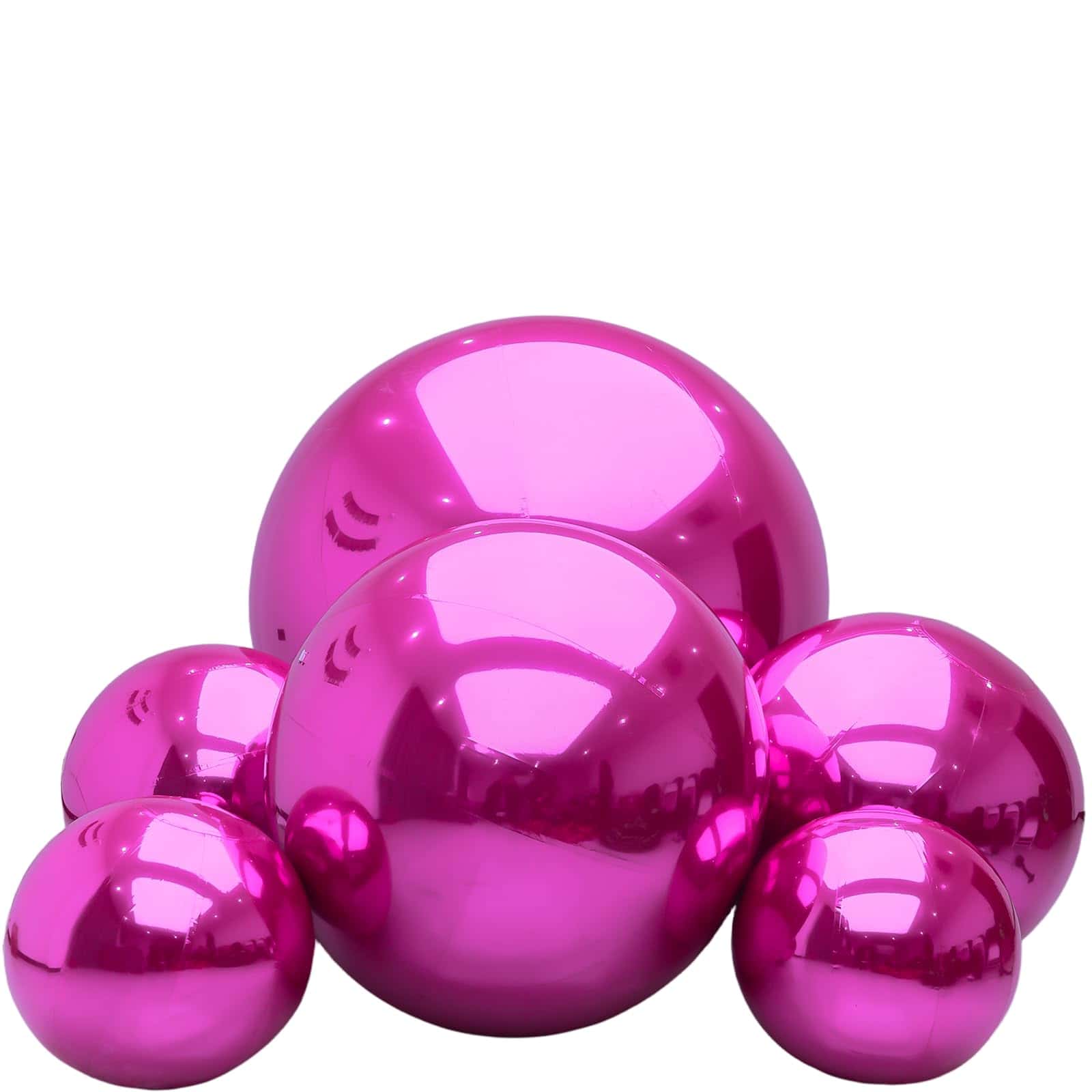 Set de bola de espejo inflable - Esferas de PVC herméticas