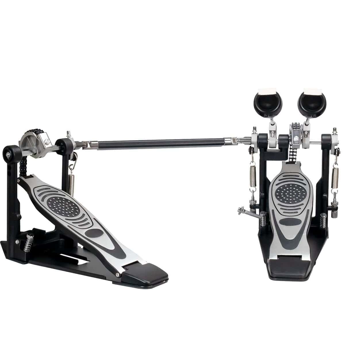 Pedal de doble bombo con cadena doble, pedal de bombo con
