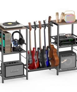 Soporte de Guitarra y Amplificador HIXICOPA, Estante de