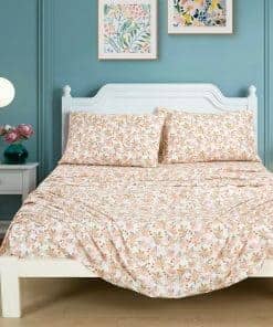 Juego de sábanas Chezmoi Collection Winika de 4 piezas -