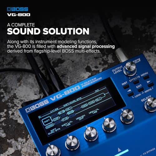 Procesador de Guitarra y Bajo Boss VG-800 V-Guitar - Imagen 7