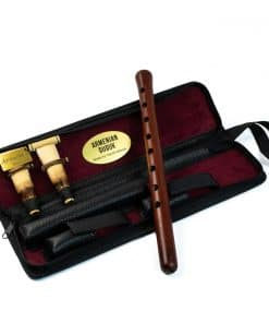 Duduk armenio de madera de albaricoque con estuche de