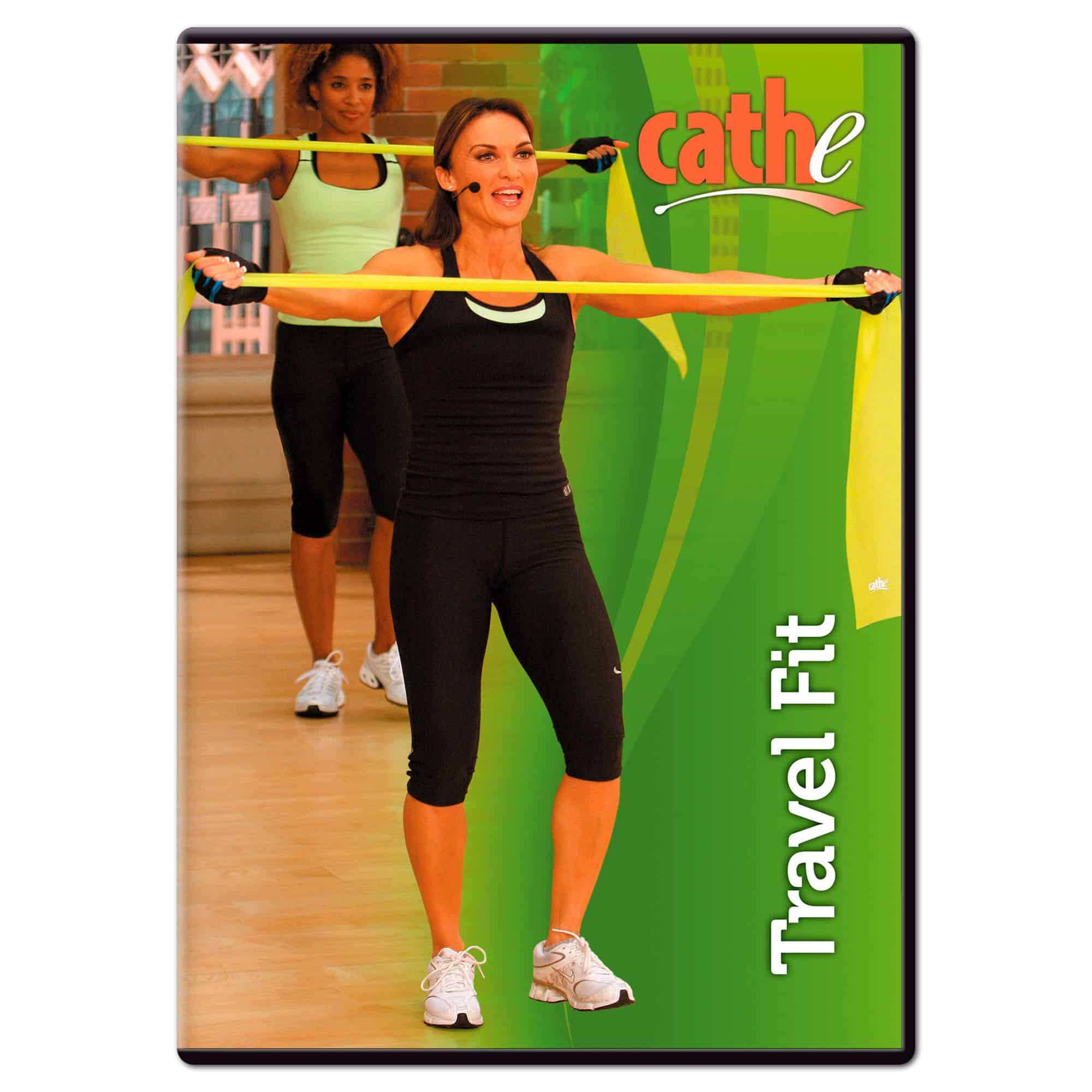 Cathe Friedrich Travel Fit DVD de Ejercicios con Banda de
