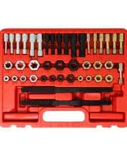 Juego de Roscado Universal de 53 Piezas CTA Tools 8240, ROJO