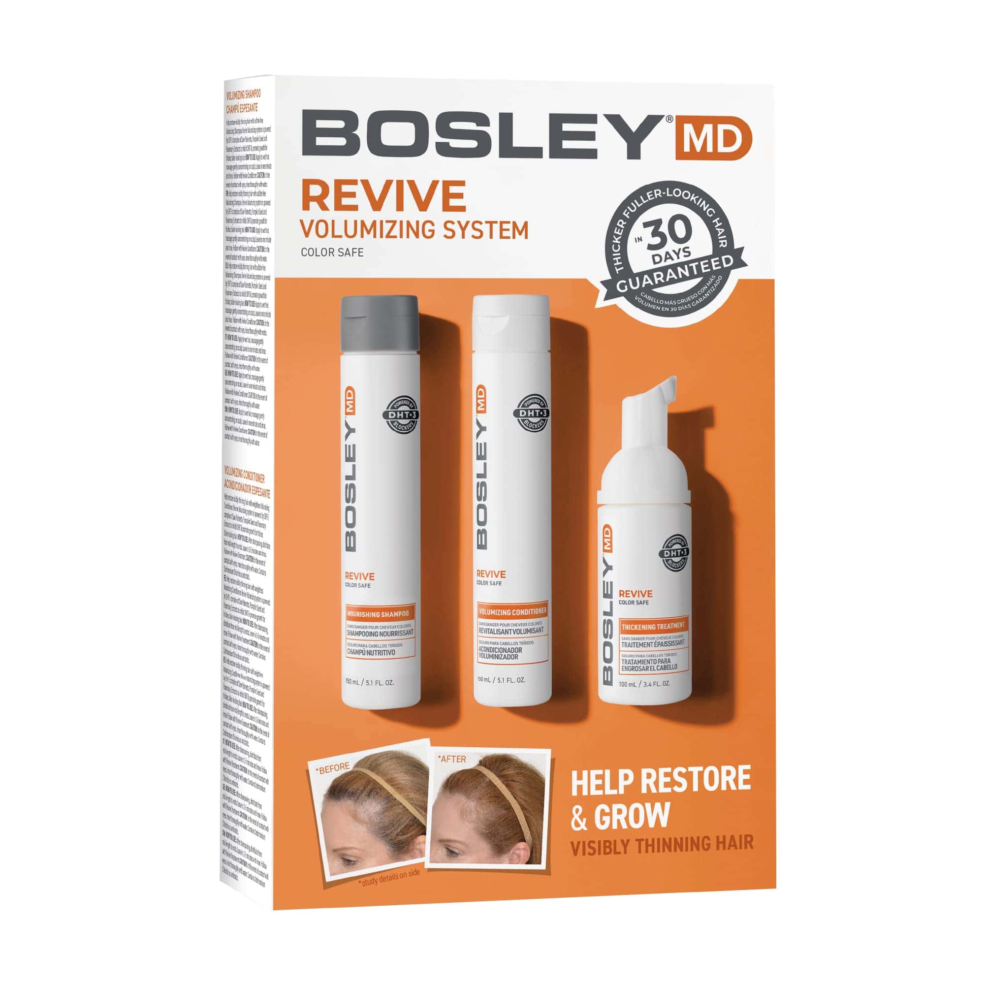Kit BosleyMD BosRevive para Adelgazamiento Visible del