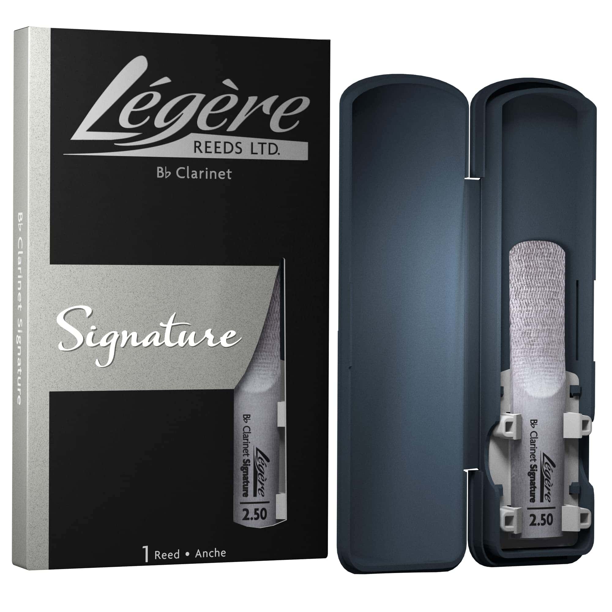 Légère Reeds - Caña de clarinete Bb, Signature, Fuerza 2.50