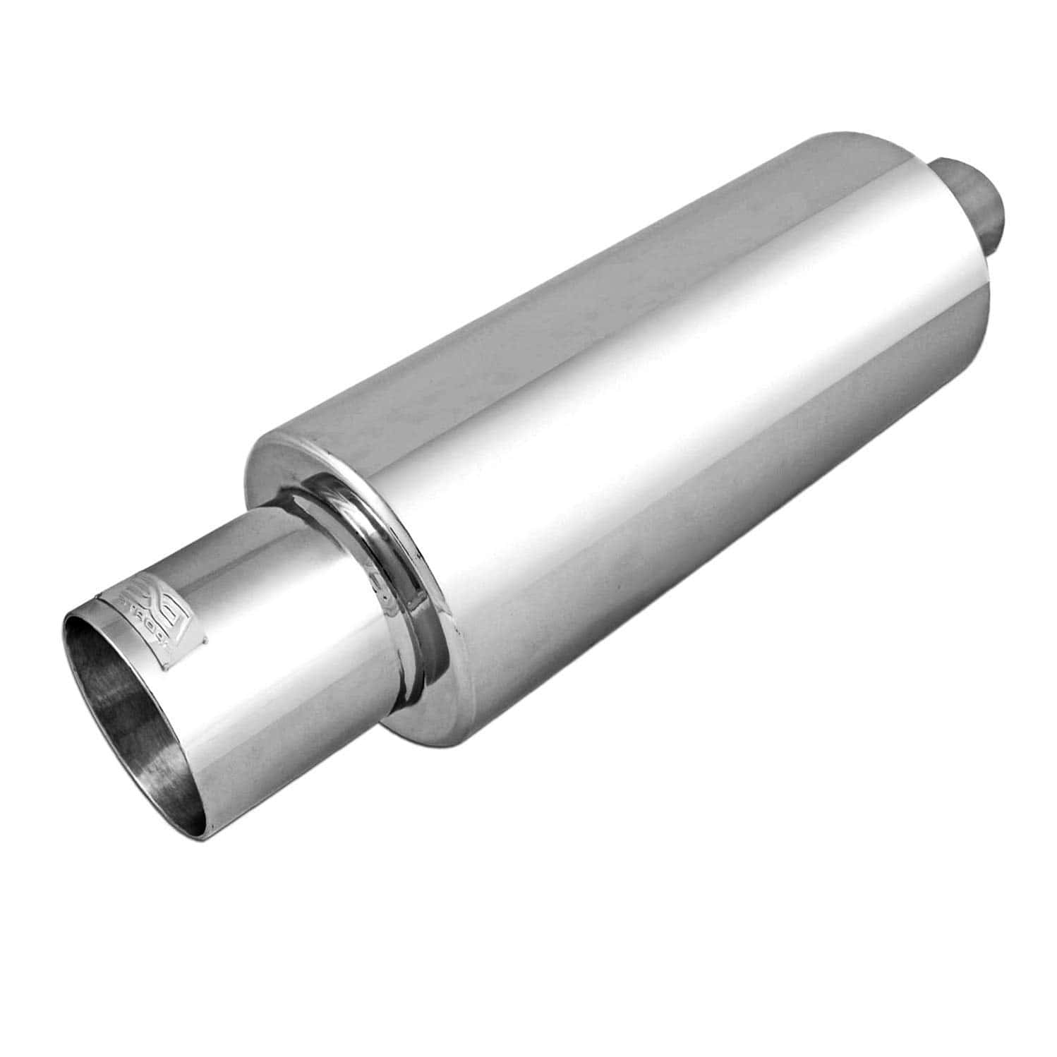 Silenciador Redondo Universal DC Sports 2.5" Entrada-3.5"