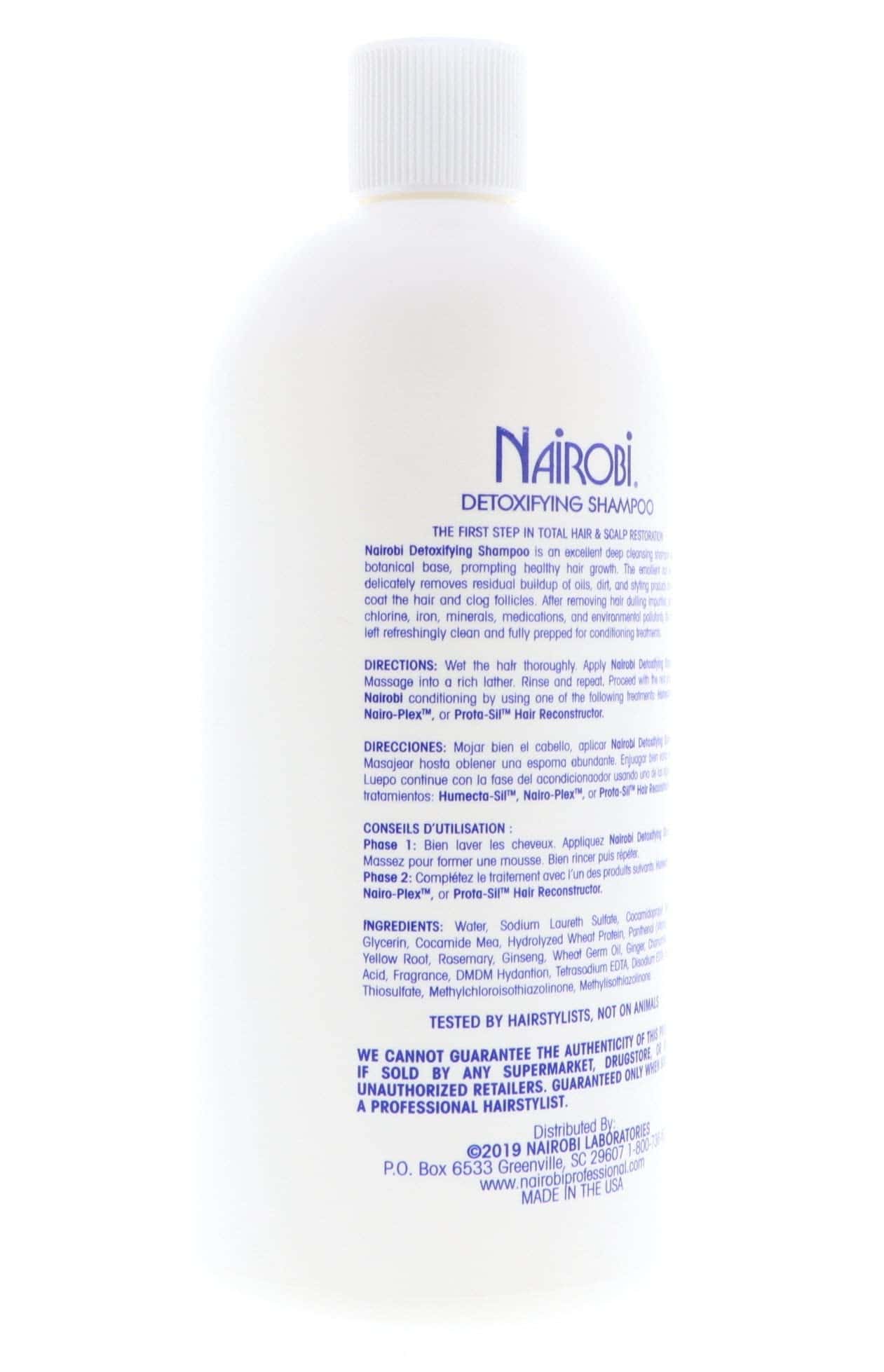 Shampoo Desintoxicante Nairobi, 32 Onzas - Imagen 8
