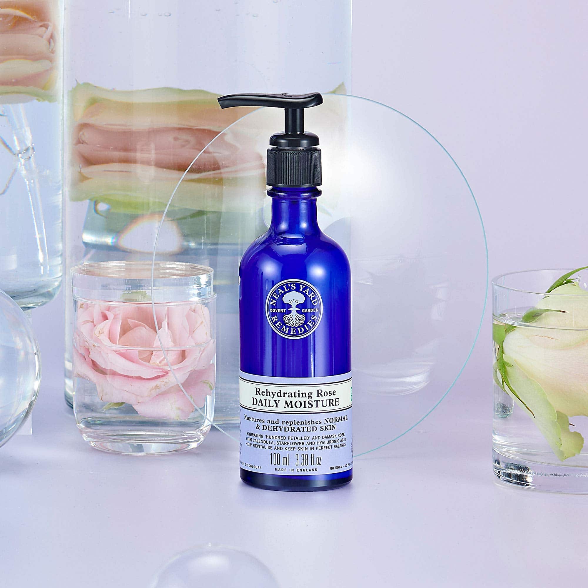 Crema Hidratante Facial de Rosas NEALS YARD REMEDIES, 100 ML - Imagen 4