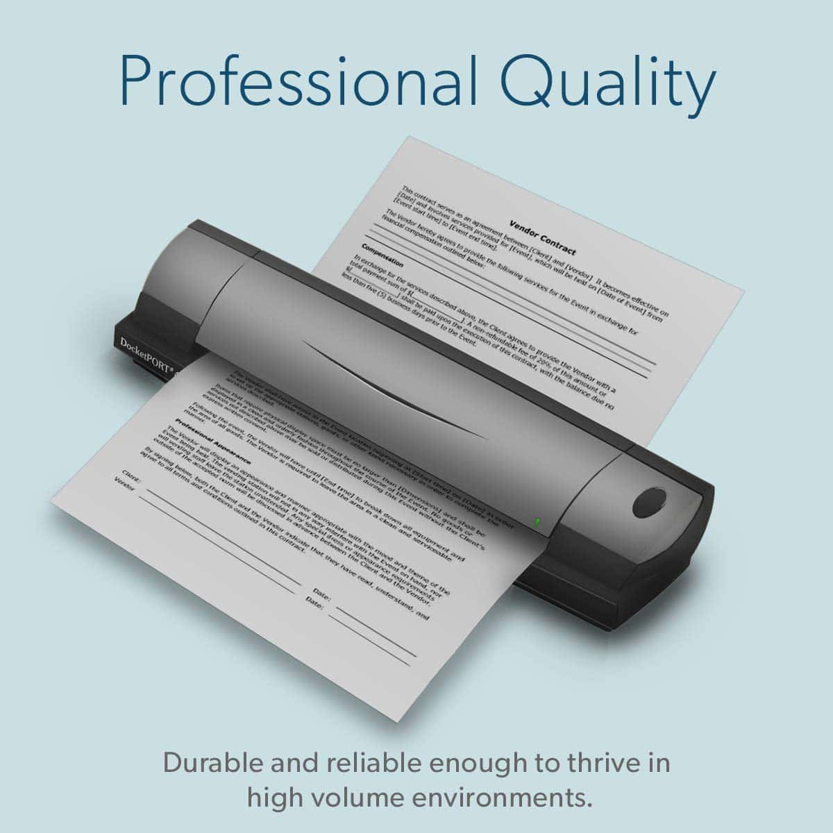 Escáner de documentos dúplex DocketPORT 488 (DP488) - Imagen 5
