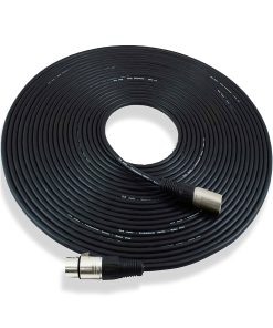 Cable XLR de 50ft GLS Audio - Macho a Hembra - Cables de