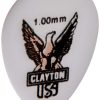 Clayton Picks ST100 Púas de guitarra de Acetal en forma de