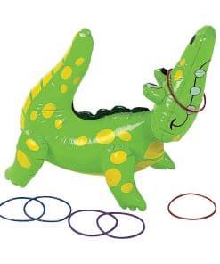 Juego de Anillos Inflable de Cocodrilo Divertido Express