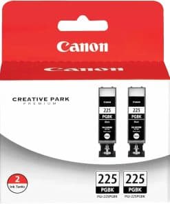 Canon PGI-225 Negro Auténtico Paquete Doble, Compatible con