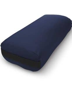 Bolster de Yoga Bean Products - Hecho a Mano en -Azul Marino