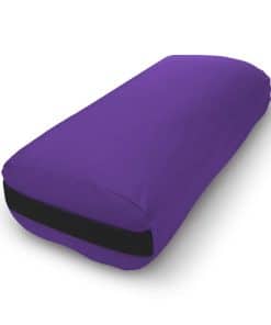 Bolster de Yoga Bean Products - Hecho a mano en -Purple
