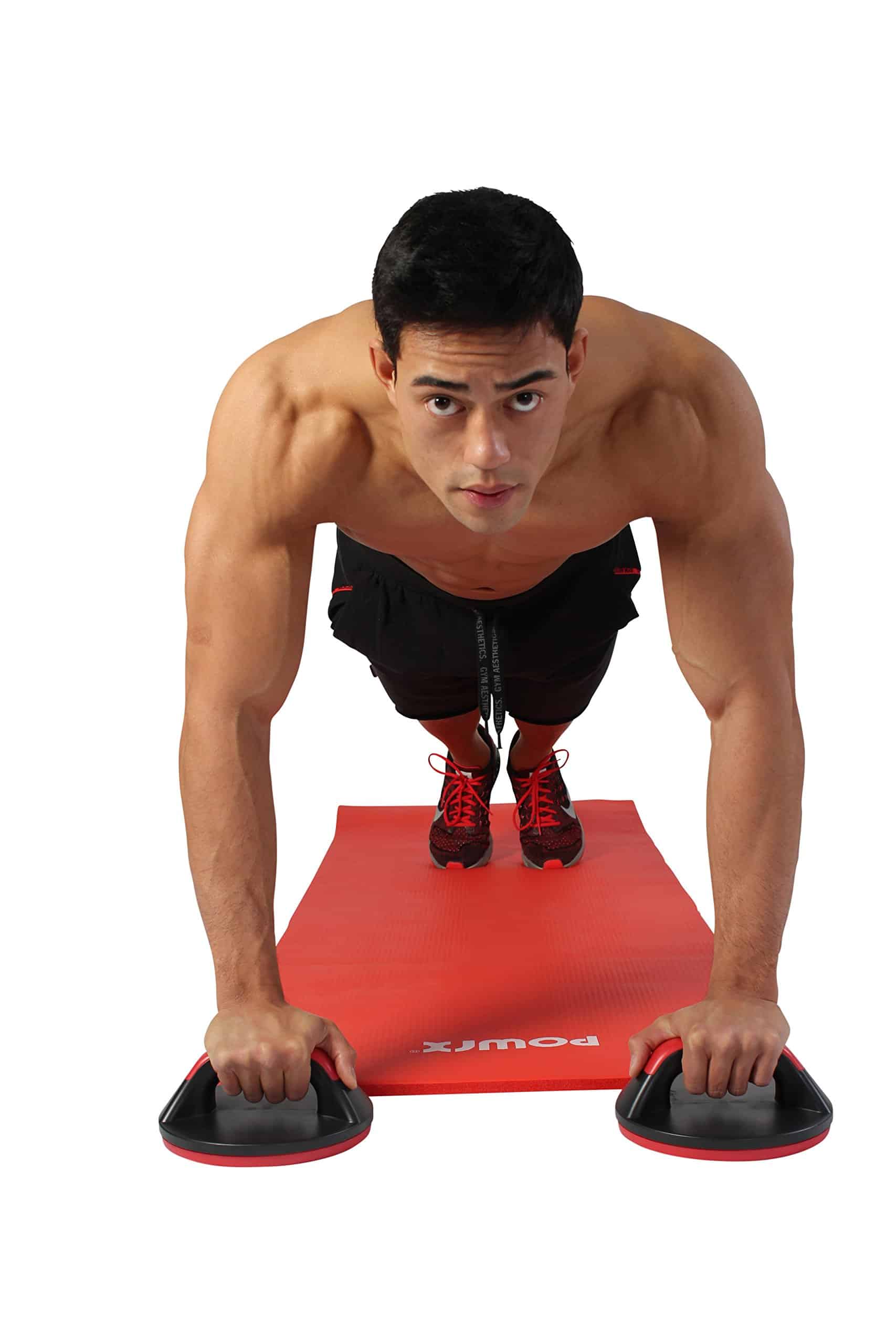 Manijas giratorias para flexiones POWRX | Barra de flexión - Imagen 6