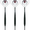 Dardos de punta fija de tungsteno LaserDarts Black Widow