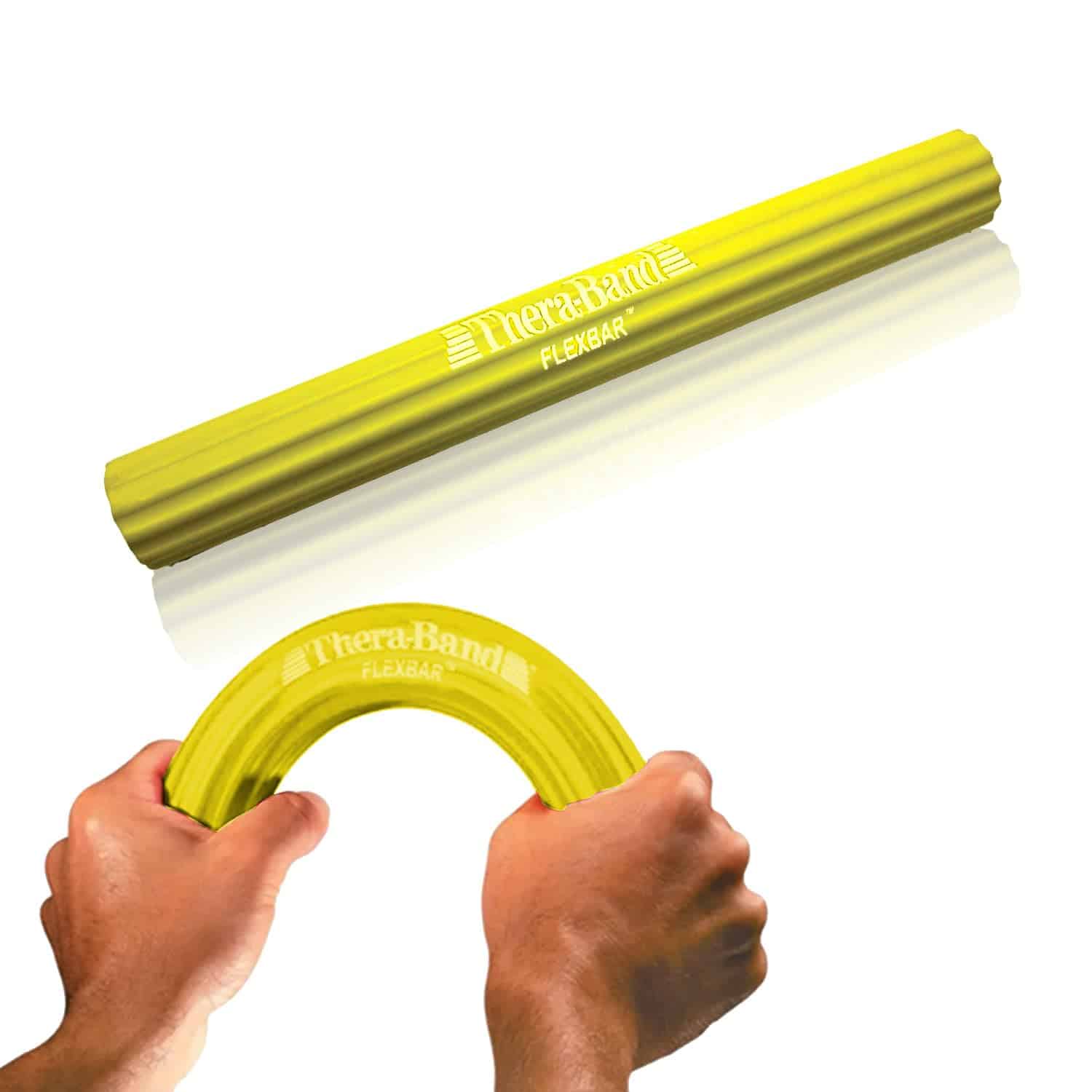 Barra de Terapia THERABAND FlexBar para Codo -Amarillo - Ext