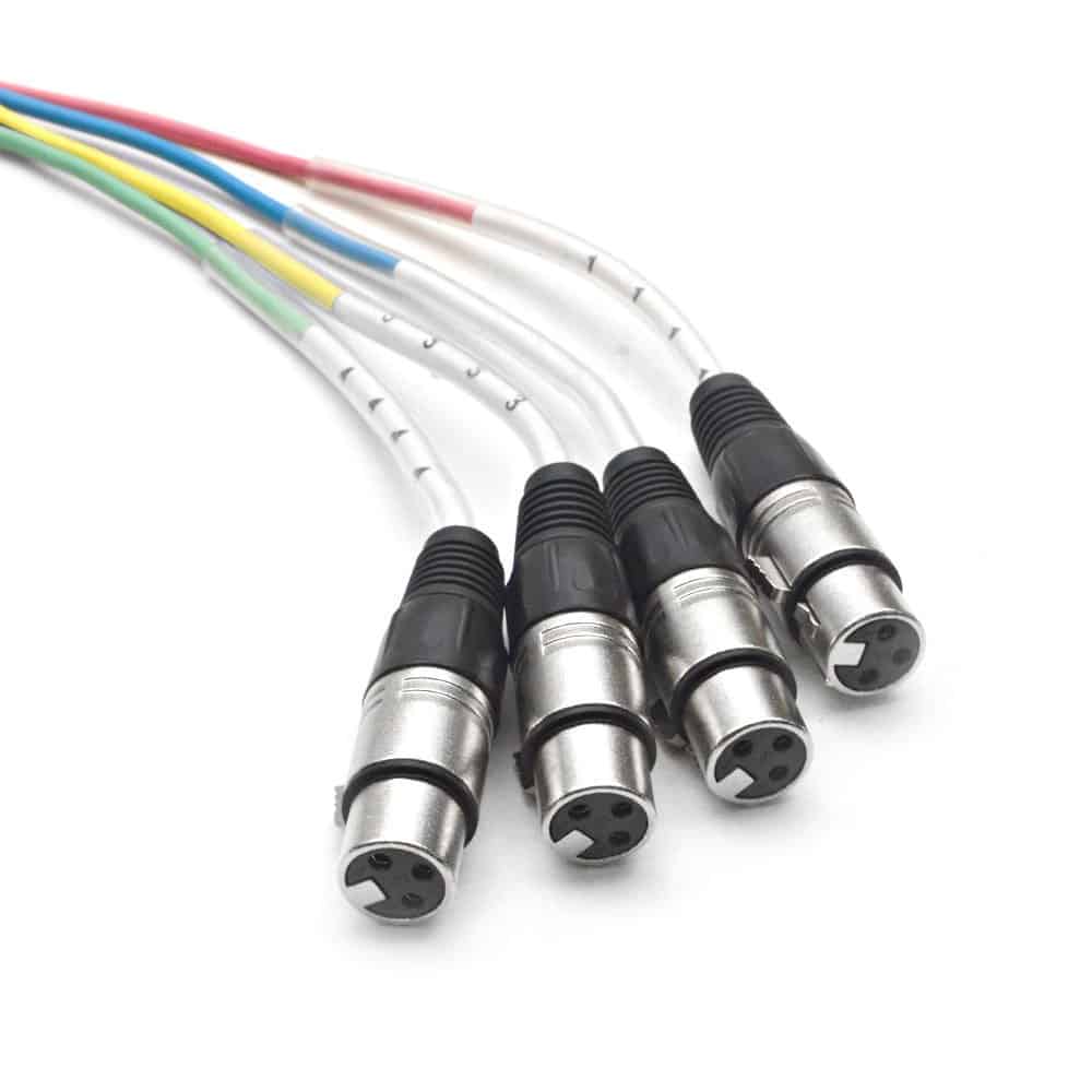 Cable Serpiente XLR de 4 Canales de Seismic Audio - 10 Pies - Imagen 4