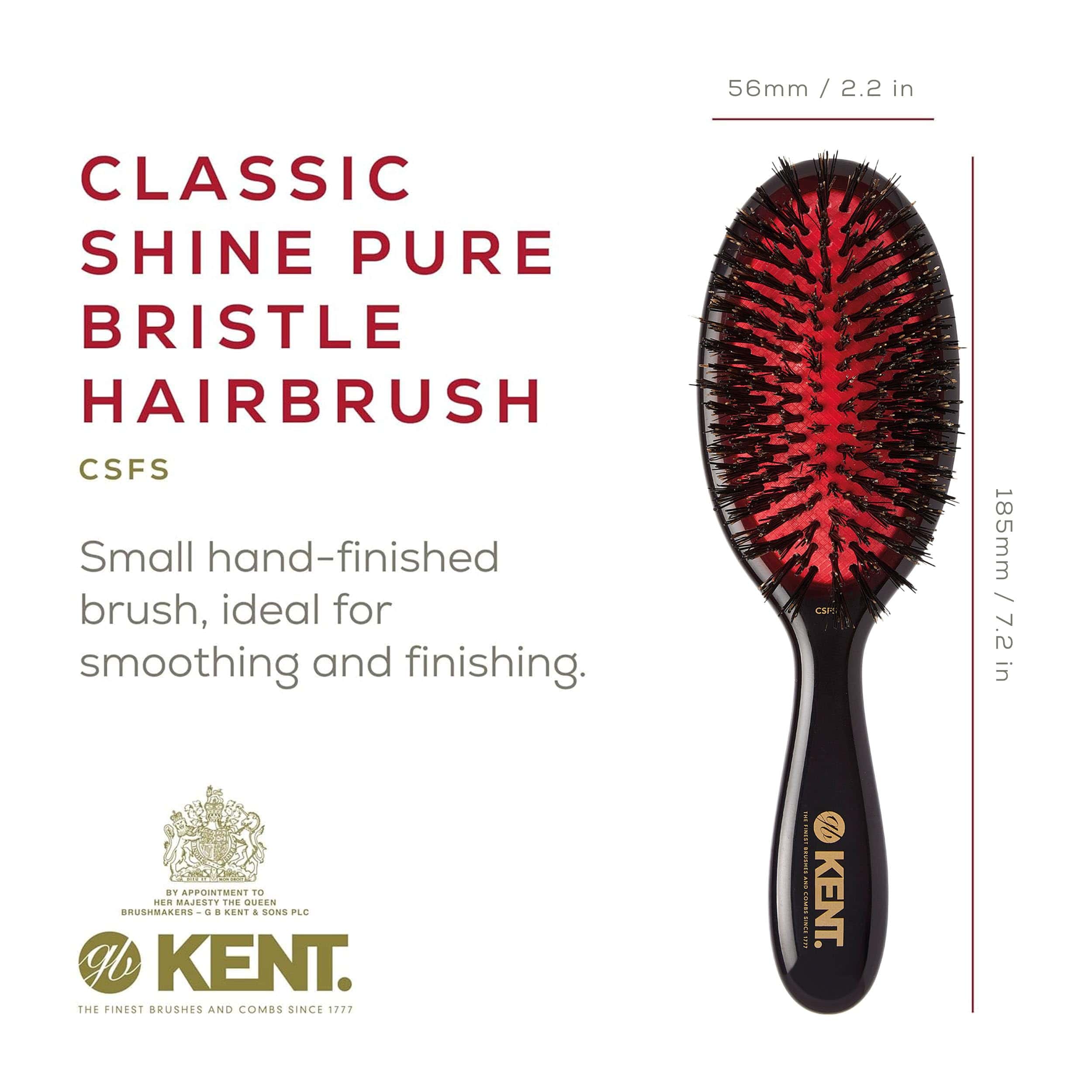 Cepillo Alisador Oval Grande Shine Classic de Kent CSFS y - Imagen 3