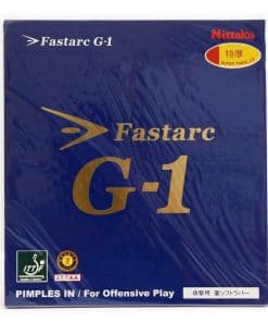 Nittaku NR8702 Tenis de Mesa, Goma, -Rojo