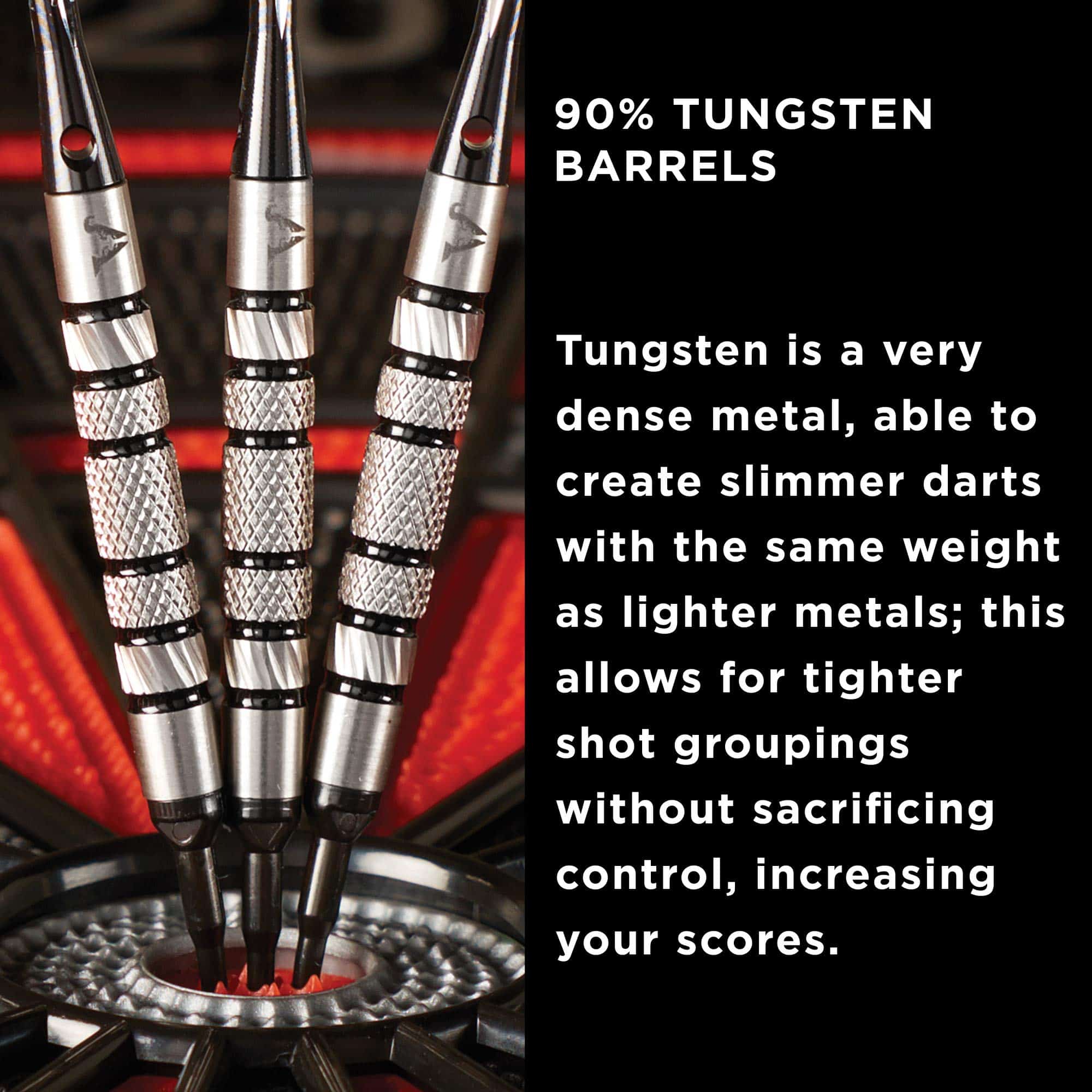 Dardos de Punta Suave Viper Element de Tungsteno 90% con - Imagen 6