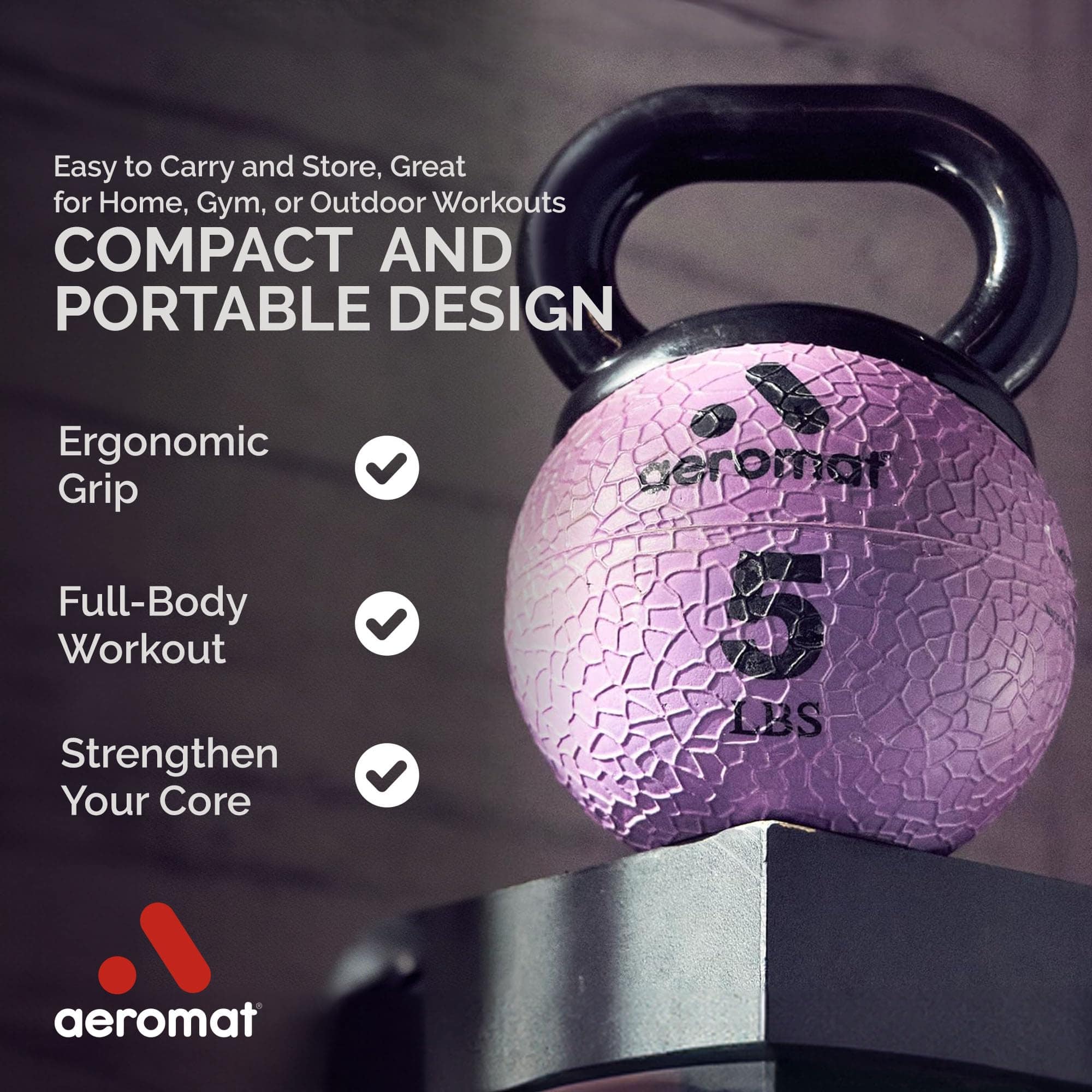 Set de Kettlebells para Mujeres de Aeromat - Pesa - Imagen 4