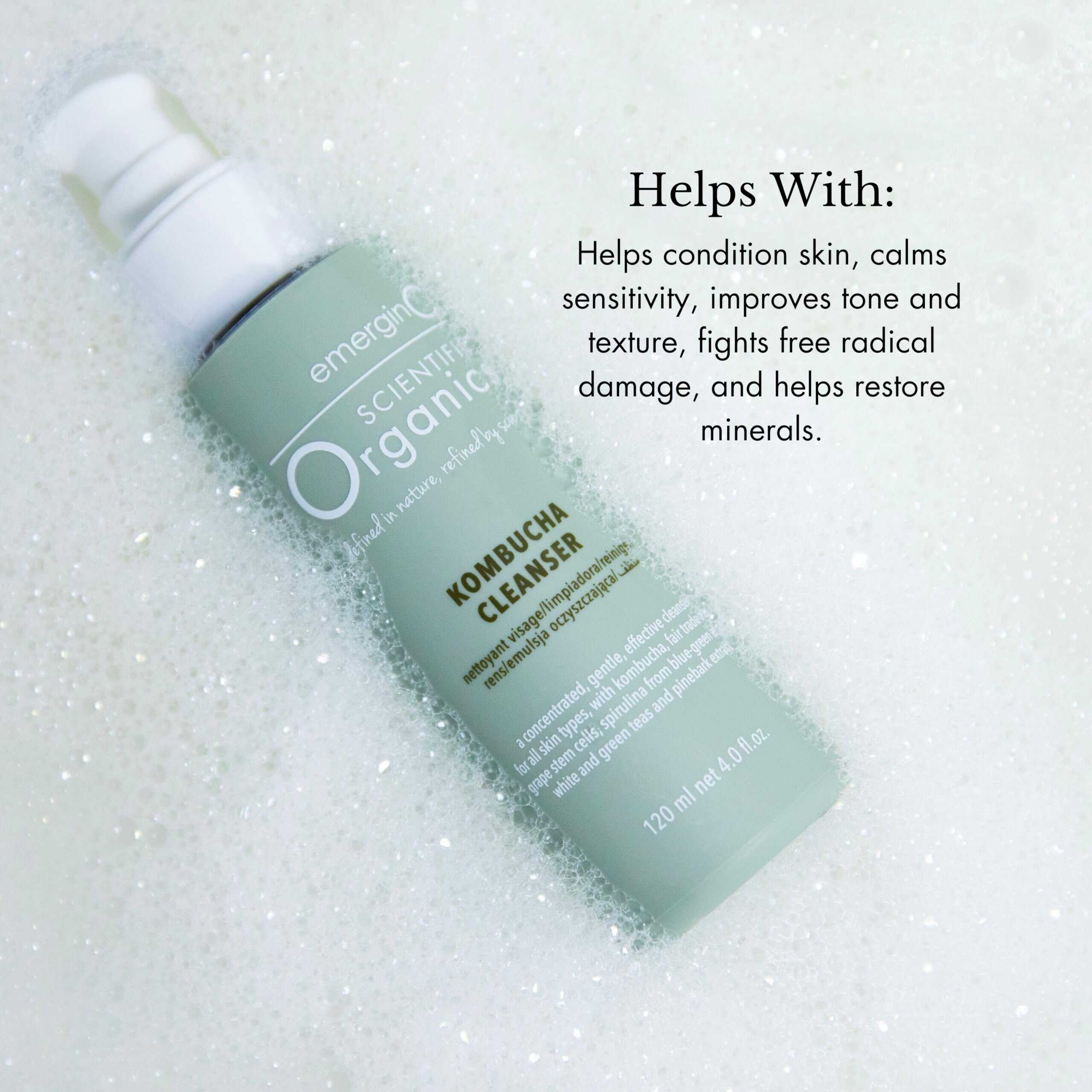 emergin C Scientific Organics Kombucha Cleanser - Limpiador - Imagen 4