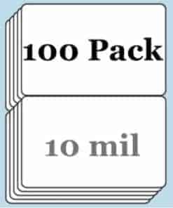 Brainstorm ID Funda para Laminar de 10 Mil - Paquete de 100