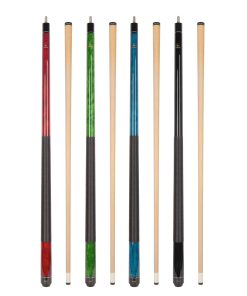 Set de 4 palos de billar Aska de 2 piezas LEC, 58 pulgadas,