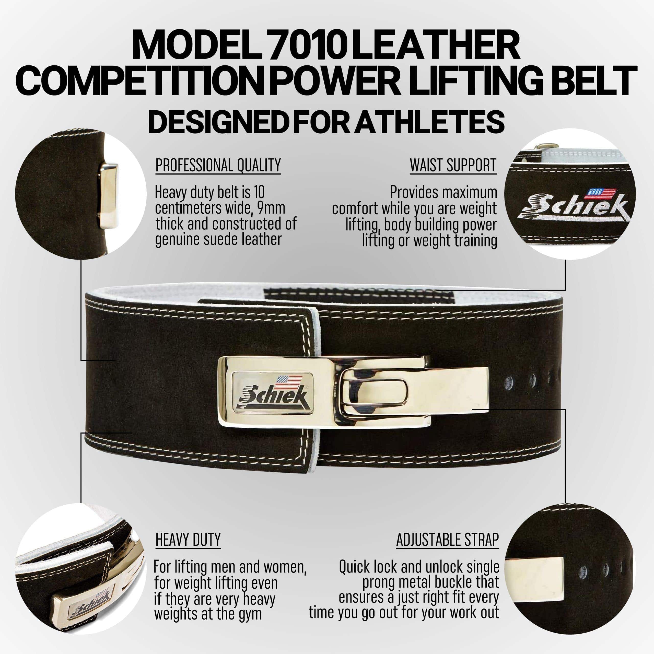 Cinturón de levantamiento de pesas con palanca de - Imagen 4