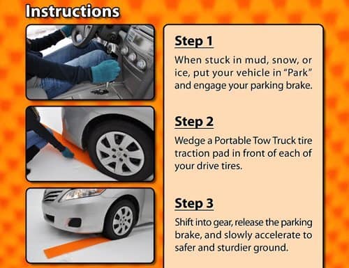 Tapetes de tracción de llantas portátiles - Dos ayudas de - Imagen 7