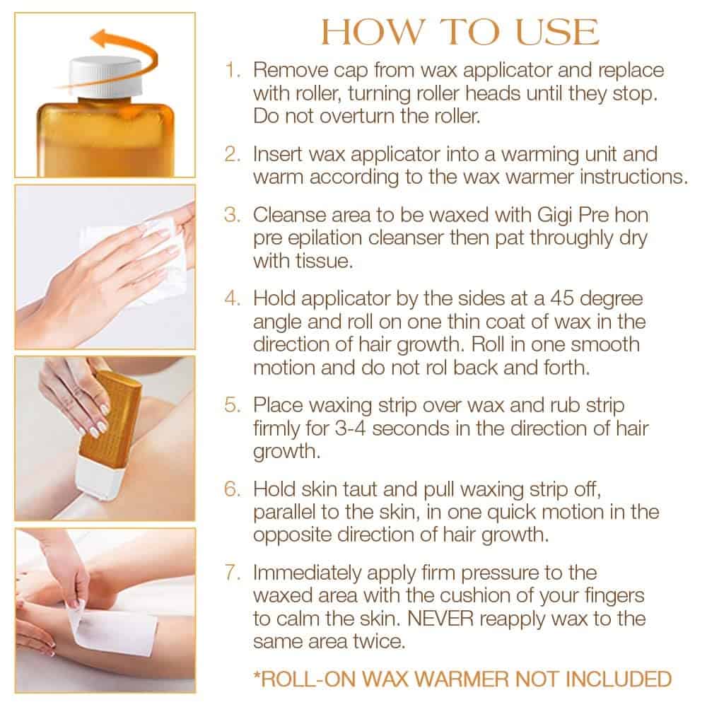 Cera de Depilación en Roll-On GiGi All Purpose Honee, Fácil - Imagen 7