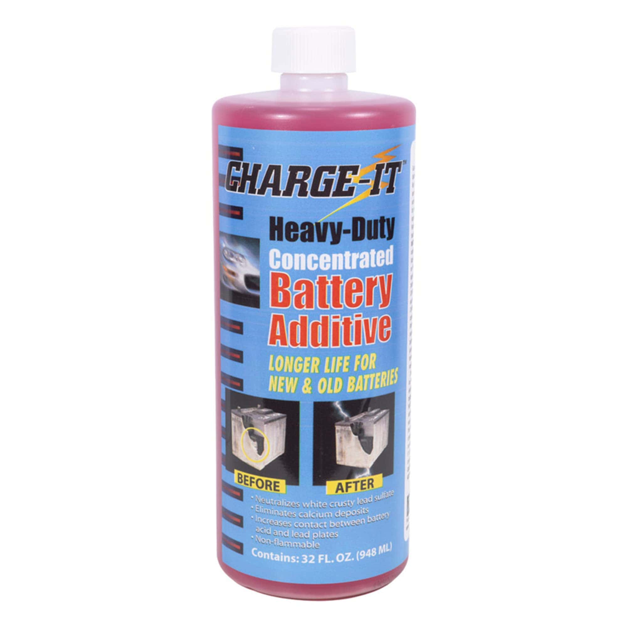 Solder-It Charge-It Battery Additive Heavy-Duty Concentrate