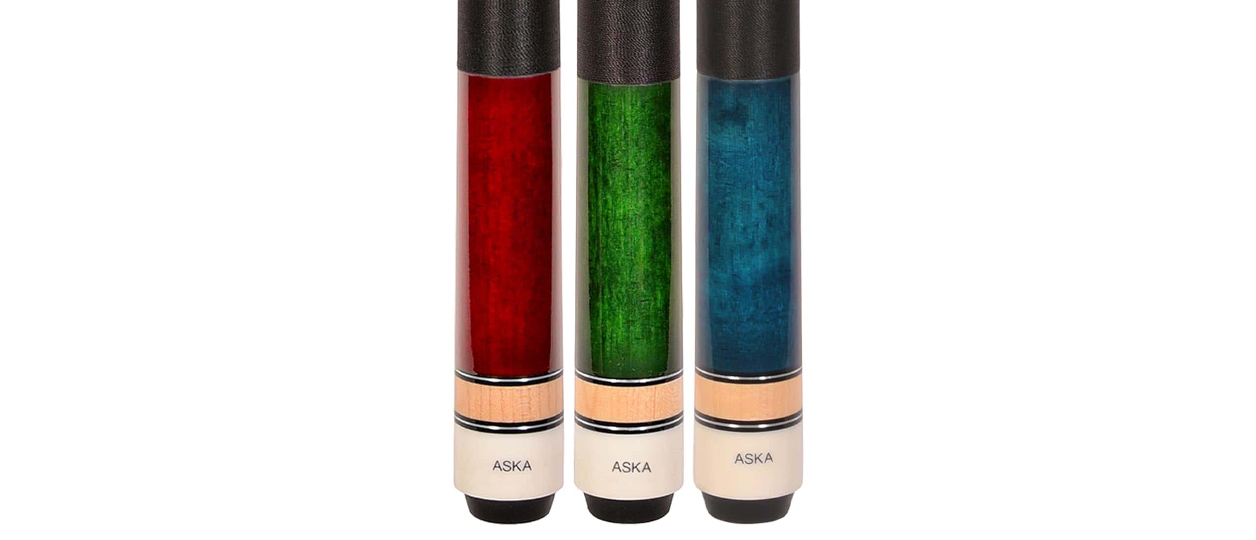 Set de 3 Palos de Billar de Arce Aska, 58 Pulgadas, Punta - Imagen 5