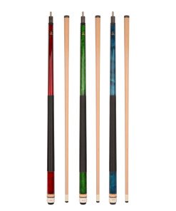 Set de 3 Palos de Billar de Arce Aska, 58 Pulgadas, Punta