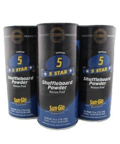 3 Pack - Polvo de Cera para Shuffleboard Sun-Glo #5