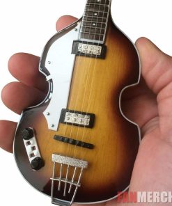 Réplica en miniatura de guitarra original de Paul McCartney