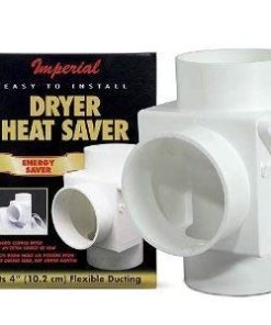 4" Ahorrador de Calor para Secadora - Blanco | Aumenta la