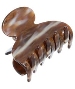 Pinza Pequeña para el Cabello para Mujeres, -Cuerno Caramelo