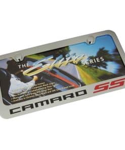 Marco de Placa de Licencia Chevrolet Camaro Rojo SS de