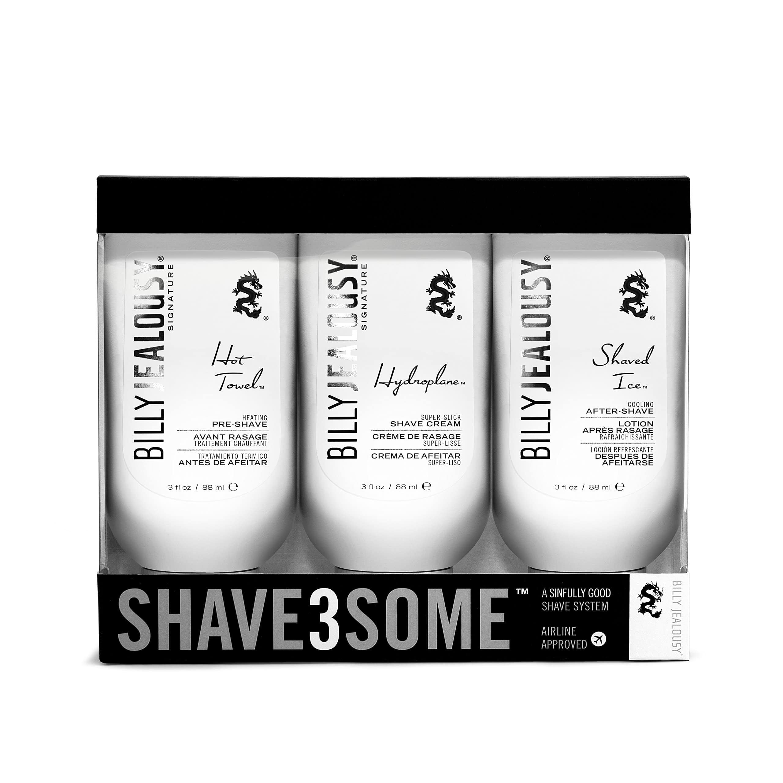 Billy Jealousy Shave3some Travel-Size Trio Set de Afeitado