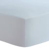 Sábana Ajustable para Cuna de Jersey Orgánico Kushies, Azul