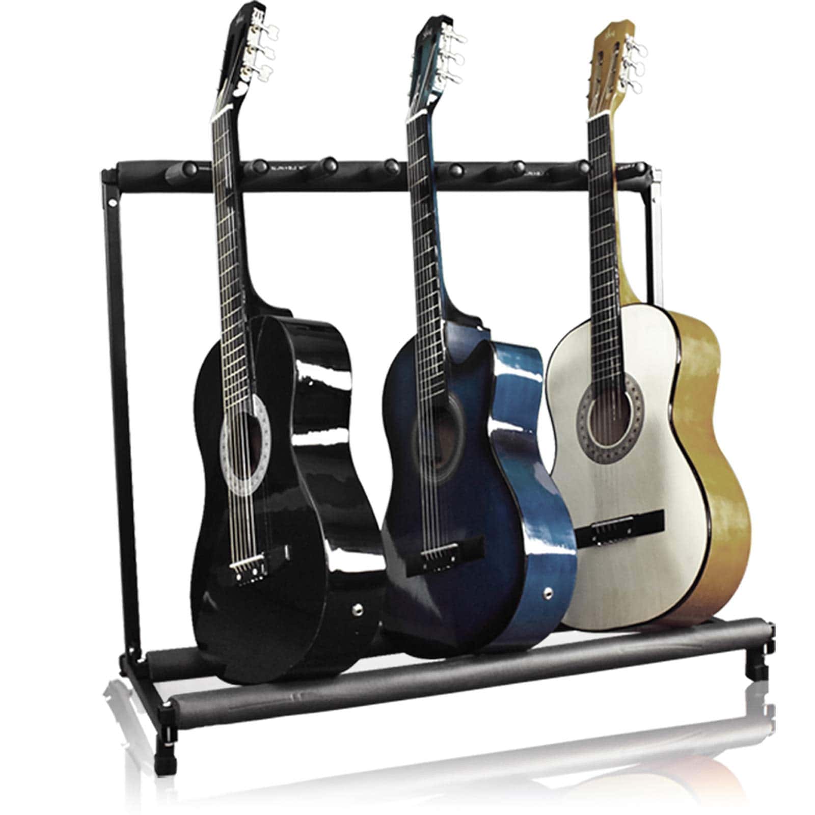 Soporte de Organización Portátil Plegable para 7 Guitarras
