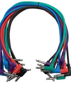 Cables de guitarra Seismic Audio TS de ángulo recto, cables