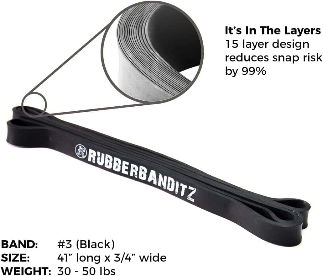 Banda de resistencia para asistir en dominadas - Imagen 3