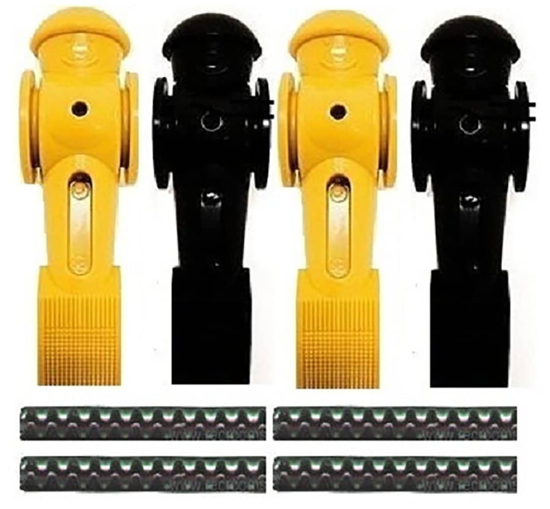 4 Jugadores de Futbolito Tornado con Contrapeso y Pasador