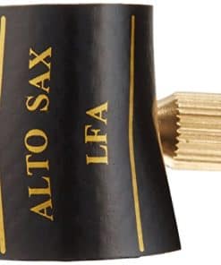 BG LF - Abrazadera con Tapa para Saxofón Alto - Tela Flex